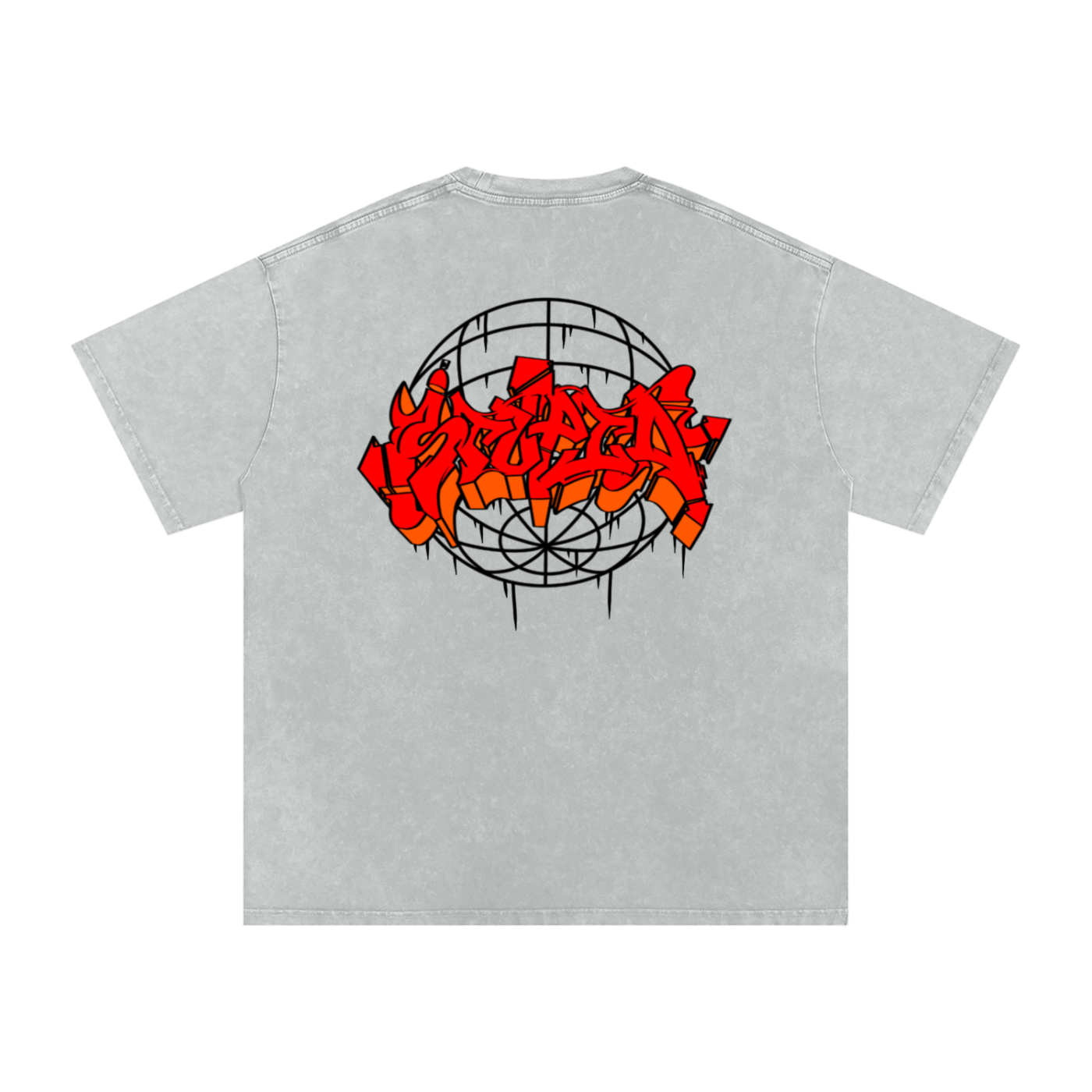 Acid Wash Oversize T-Shirt - 250 GSM